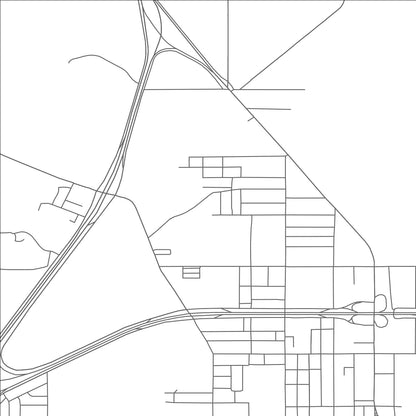 ROAD MAP OF IMPACT, TEXAS BY MAPBAKES