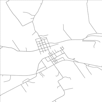 ROAD MAP OF IREDELL, TEXAS BY MAPBAKES