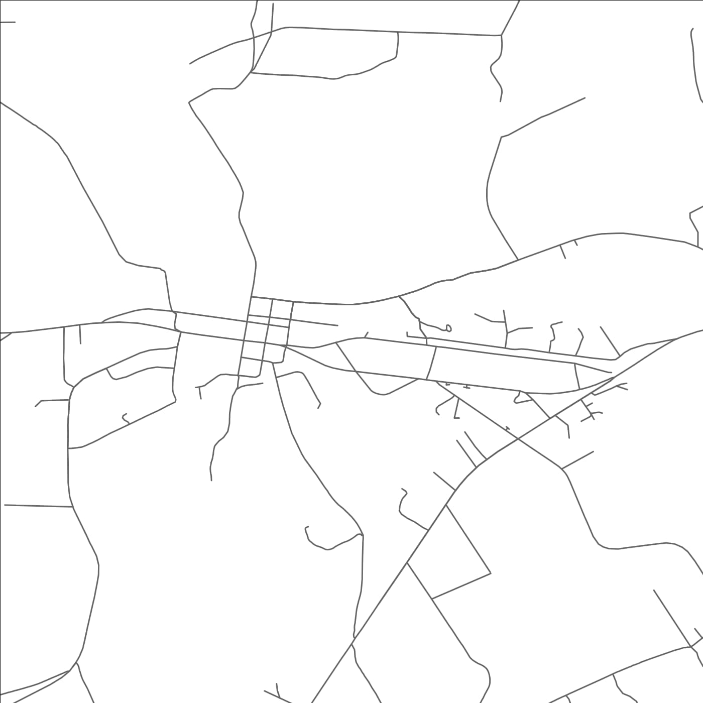 ROAD MAP OF JOAQUIN, TEXAS BY MAPBAKES