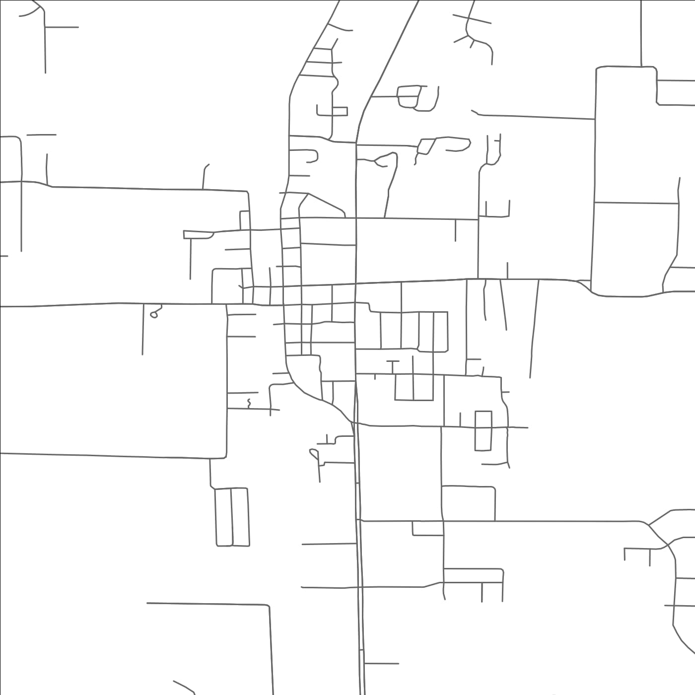 ROAD MAP OF JOSHUA, TEXAS BY MAPBAKES