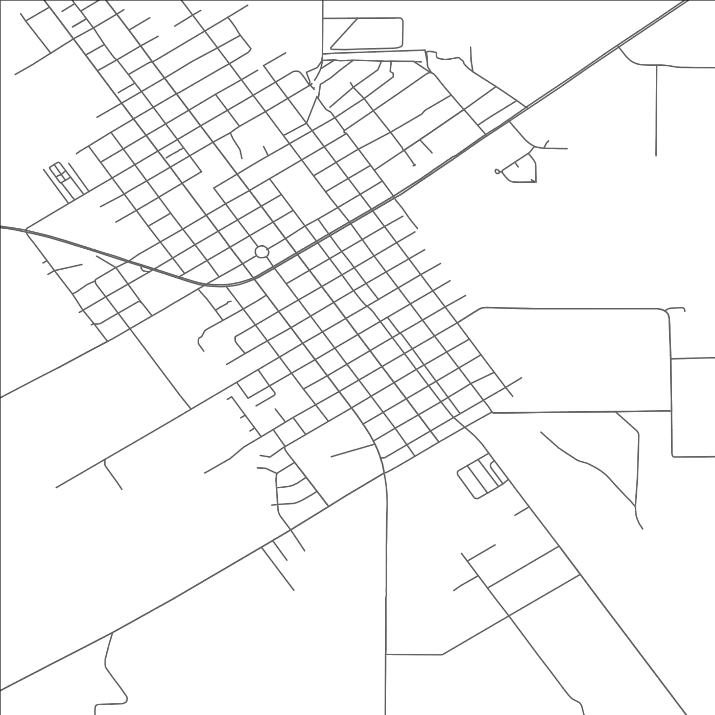 ROAD MAP OF JOURDANTON, TEXAS BY MAPBAKES