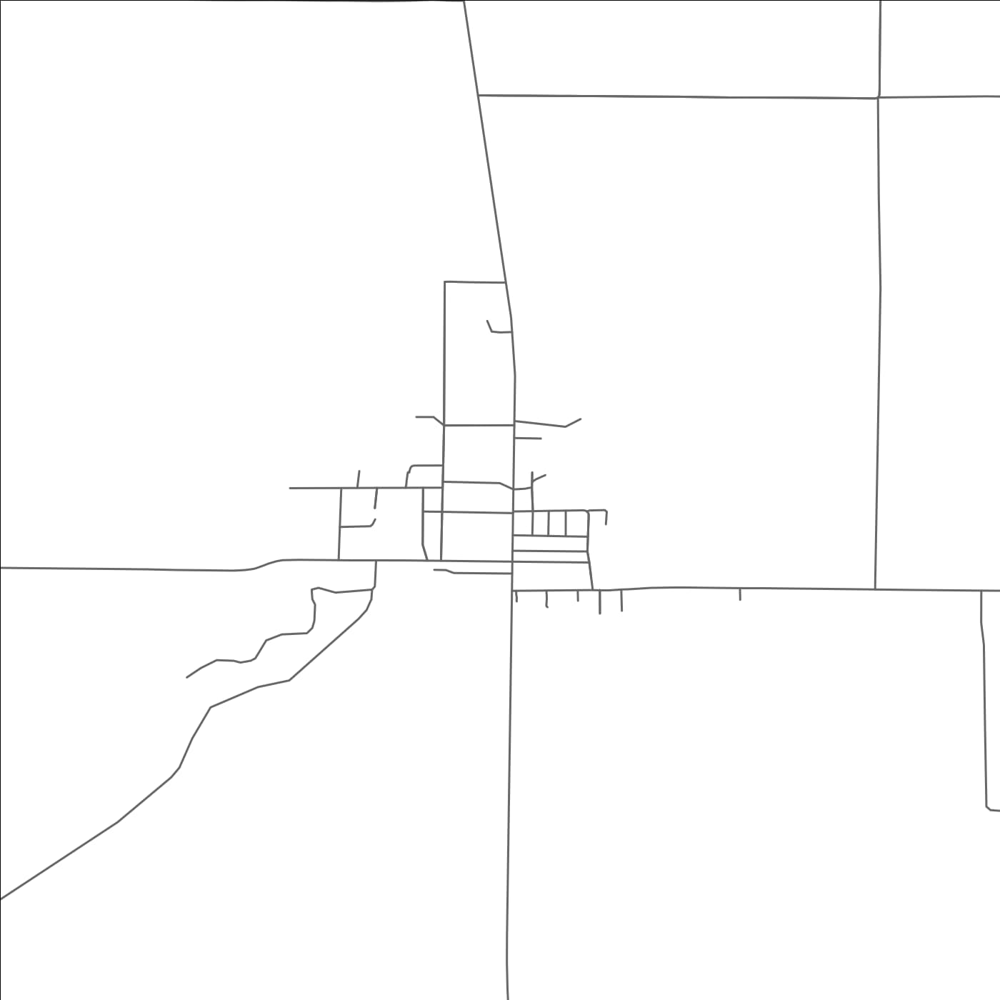 ROAD MAP OF LA WARD, TEXAS BY MAPBAKES