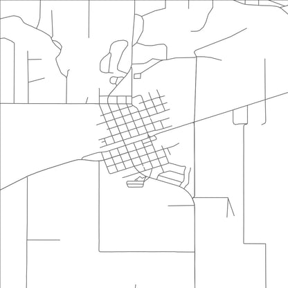 ROAD MAP OF LACOSTE, TEXAS BY MAPBAKES