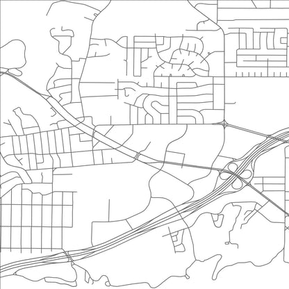 ROAD MAP OF LAKE WORTH, TEXAS BY MAPBAKES