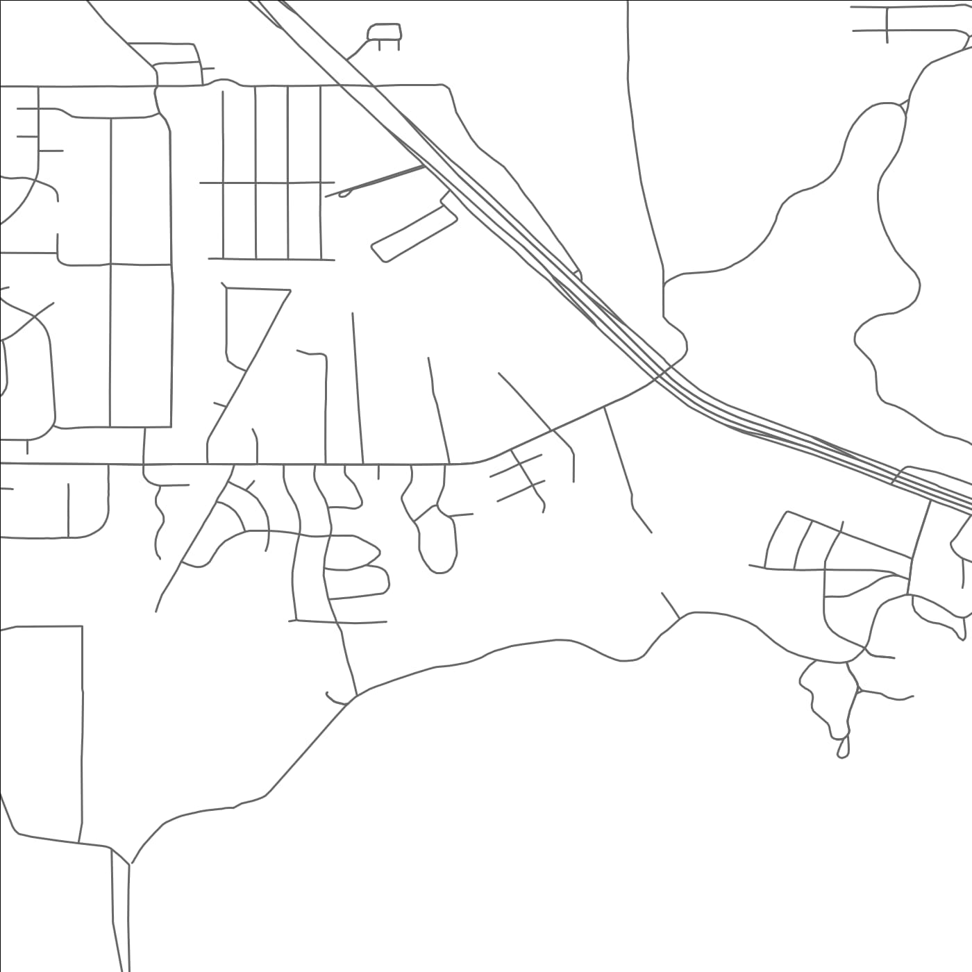 ROAD MAP OF LAKESIDE, TEXAS BY MAPBAKES