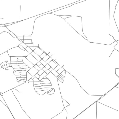 ROAD MAP OF LAUGHLIN AFB, TEXAS BY MAPBAKES