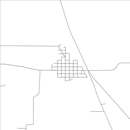 ROAD MAP OF LAWN, TEXAS BY MAPBAKES