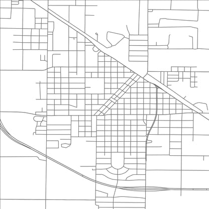 ROAD MAP OF LITTLEFIELD, TEXAS BY MAPBAKES