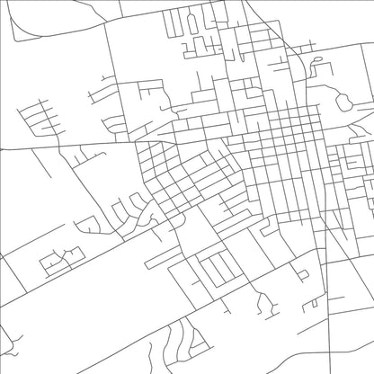 ROAD MAP OF LOCKHART, TEXAS BY MAPBAKES