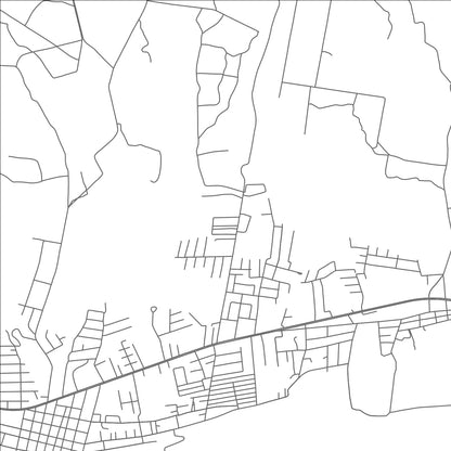 ROAD MAP OF LOMA VISTA, TEXAS BY MAPBAKES