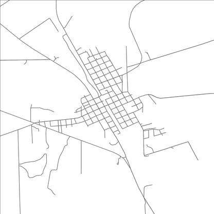 ROAD MAP OF LOMETA, TEXAS BY MAPBAKES