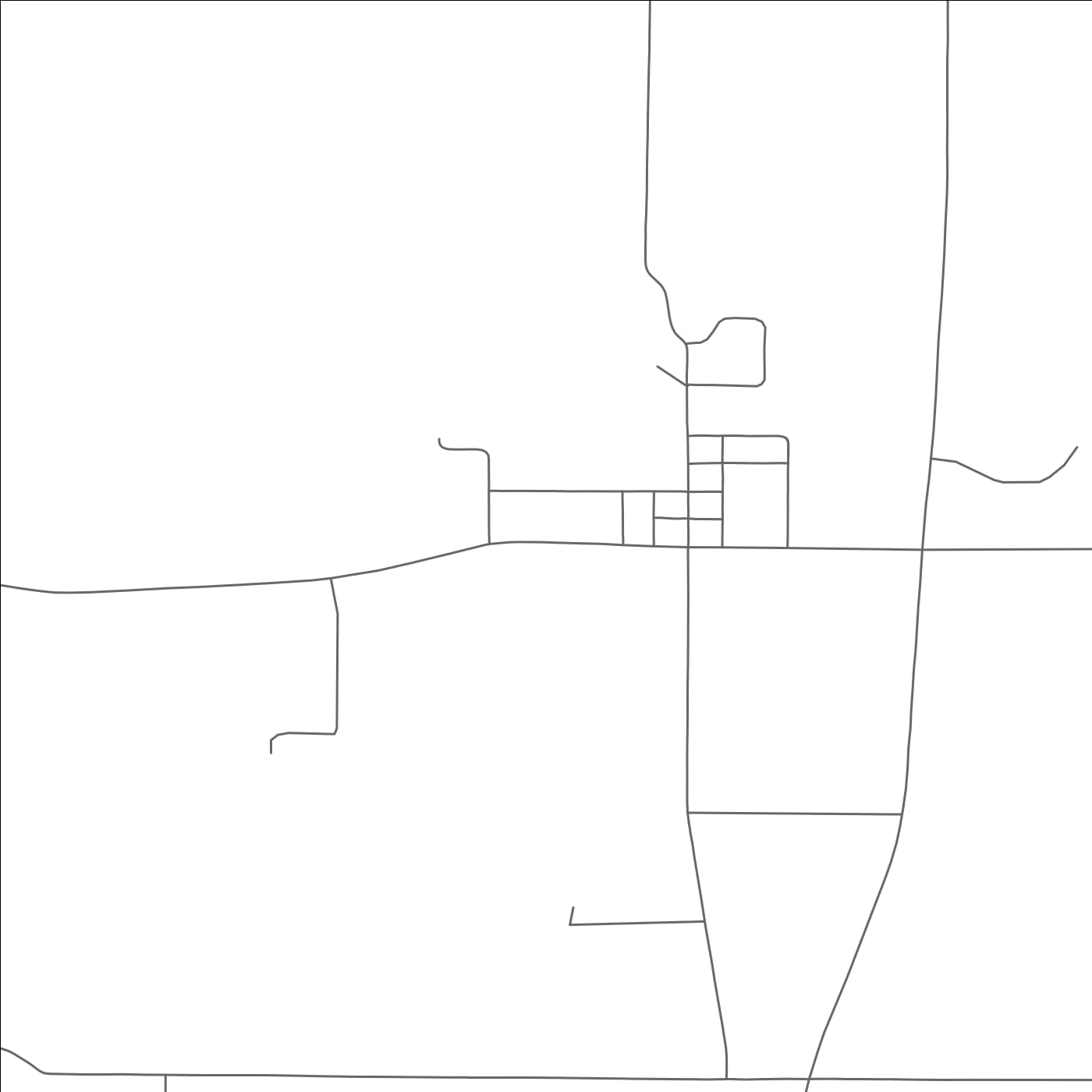 ROAD MAP OF LOVING, TEXAS BY MAPBAKES