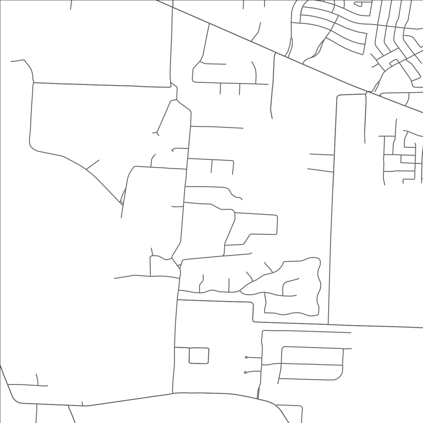 ROAD MAP OF LOWRY CROSSING, TEXAS BY MAPBAKES