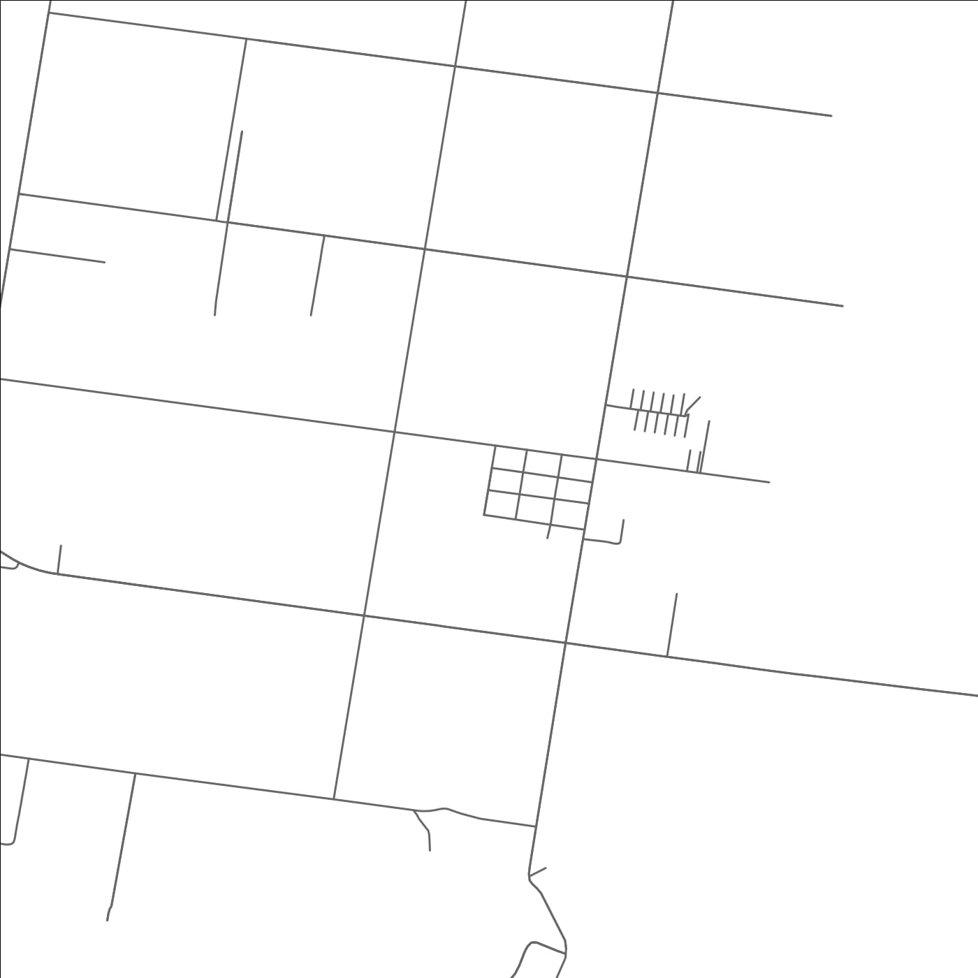 ROAD MAP OF LOZANO, TEXAS BY MAPBAKES