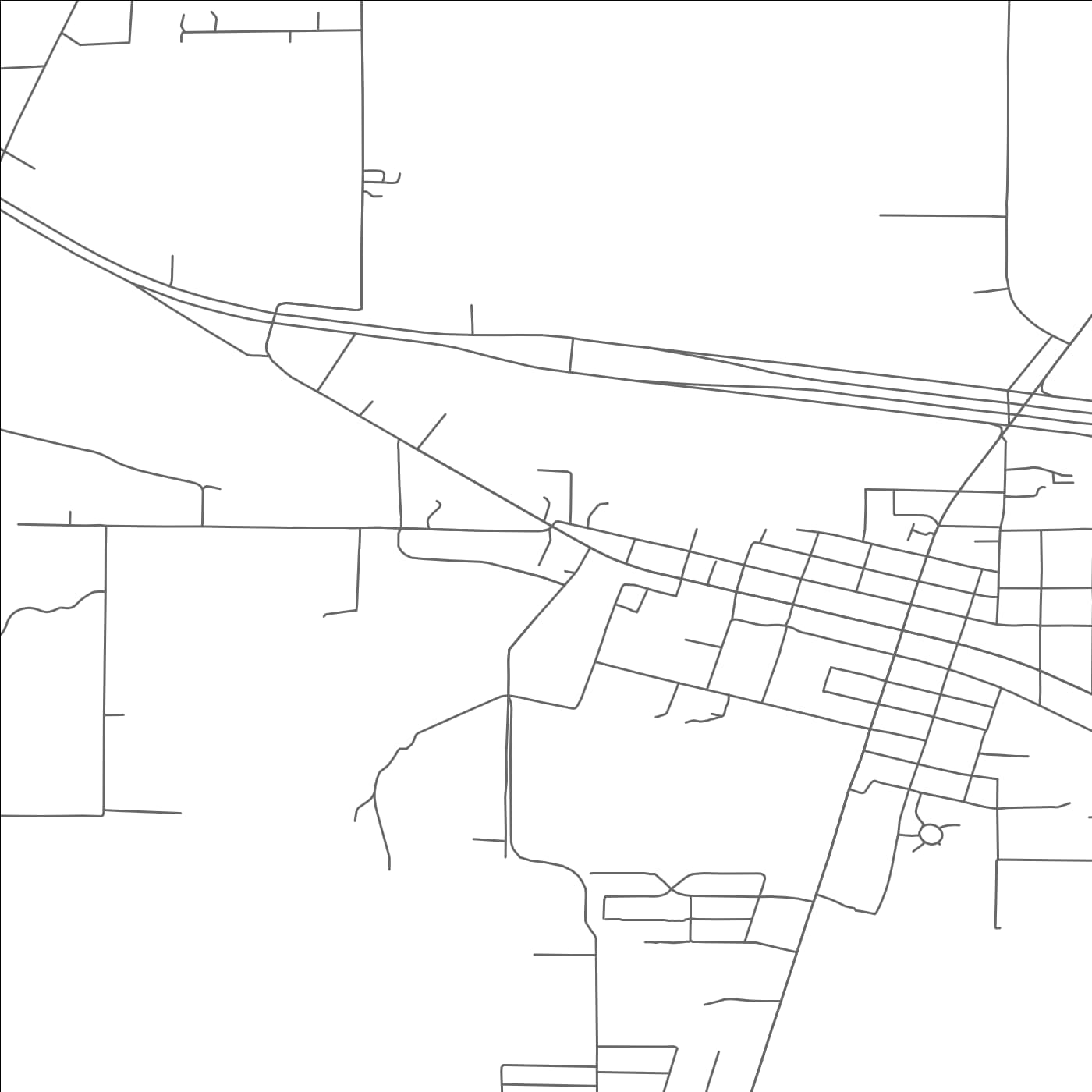 ROAD MAP OF MABANK, TEXAS BY MAPBAKES