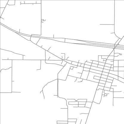 ROAD MAP OF MABANK, TEXAS BY MAPBAKES