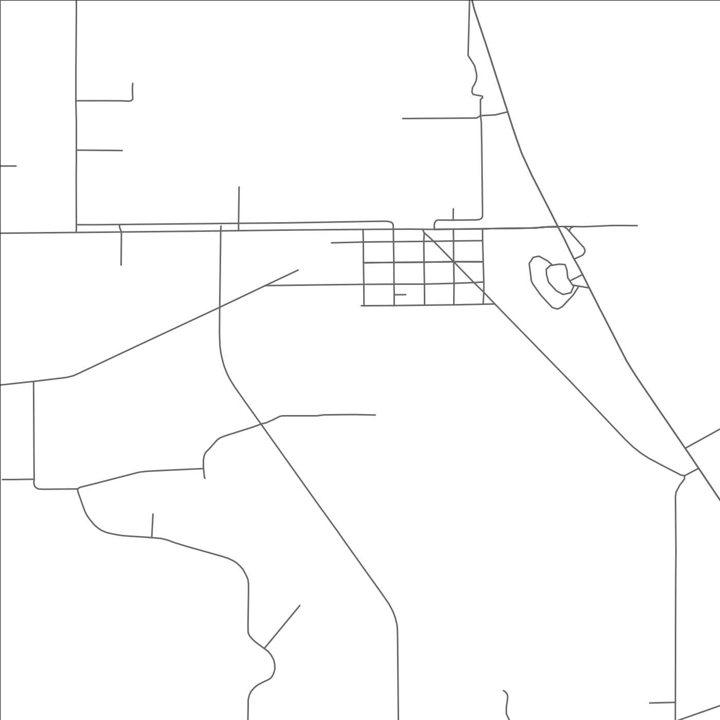 ROAD MAP OF MACDONA, TEXAS BY MAPBAKES