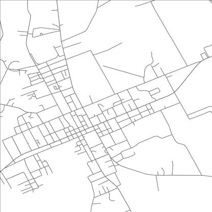 ROAD MAP OF MADISONVILLE, TEXAS BY MAPBAKES