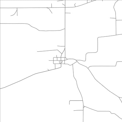 ROAD MAP OF MARIETTA, TEXAS BY MAPBAKES