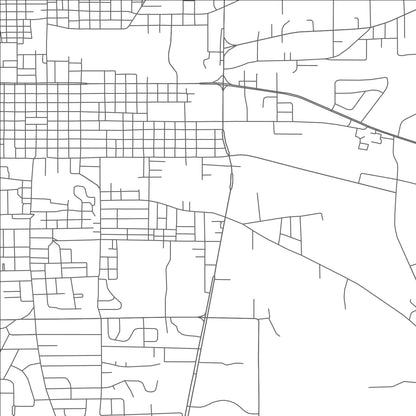 ROAD MAP OF MARSHALL, TEXAS BY MAPBAKES