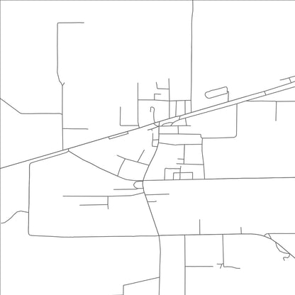 ROAD MAP OF MAUD, TEXAS BY MAPBAKES