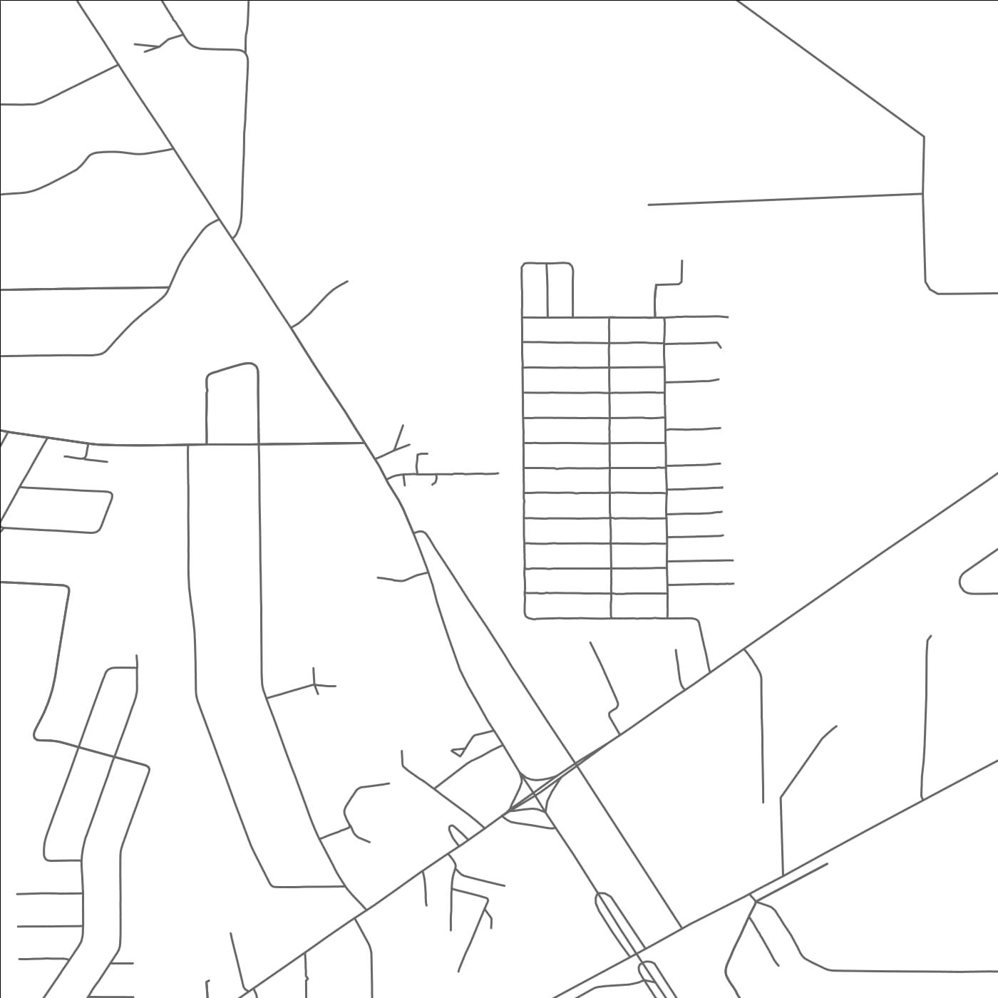 ROAD MAP OF MAURICEVILLE, TEXAS BY MAPBAKES