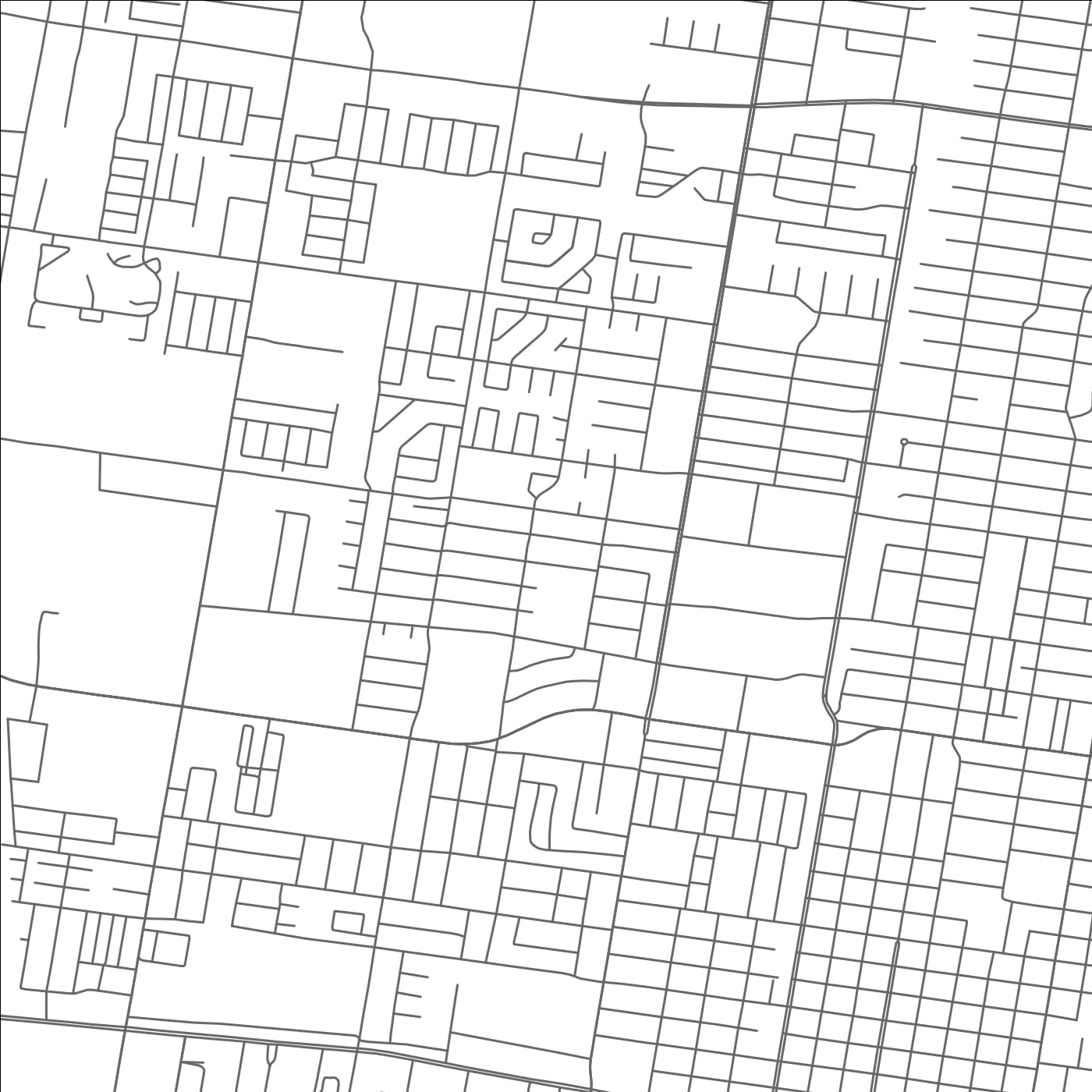 ROAD MAP OF MCALLEN, TEXAS BY MAPBAKES