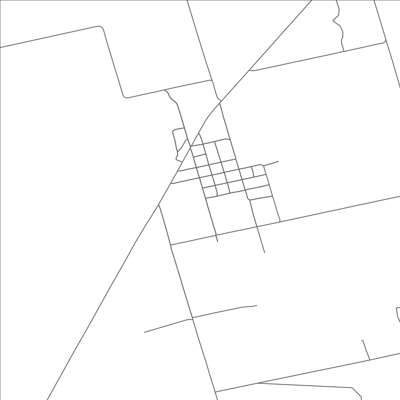 ROAD MAP OF MCCAULLEY, TEXAS BY MAPBAKES