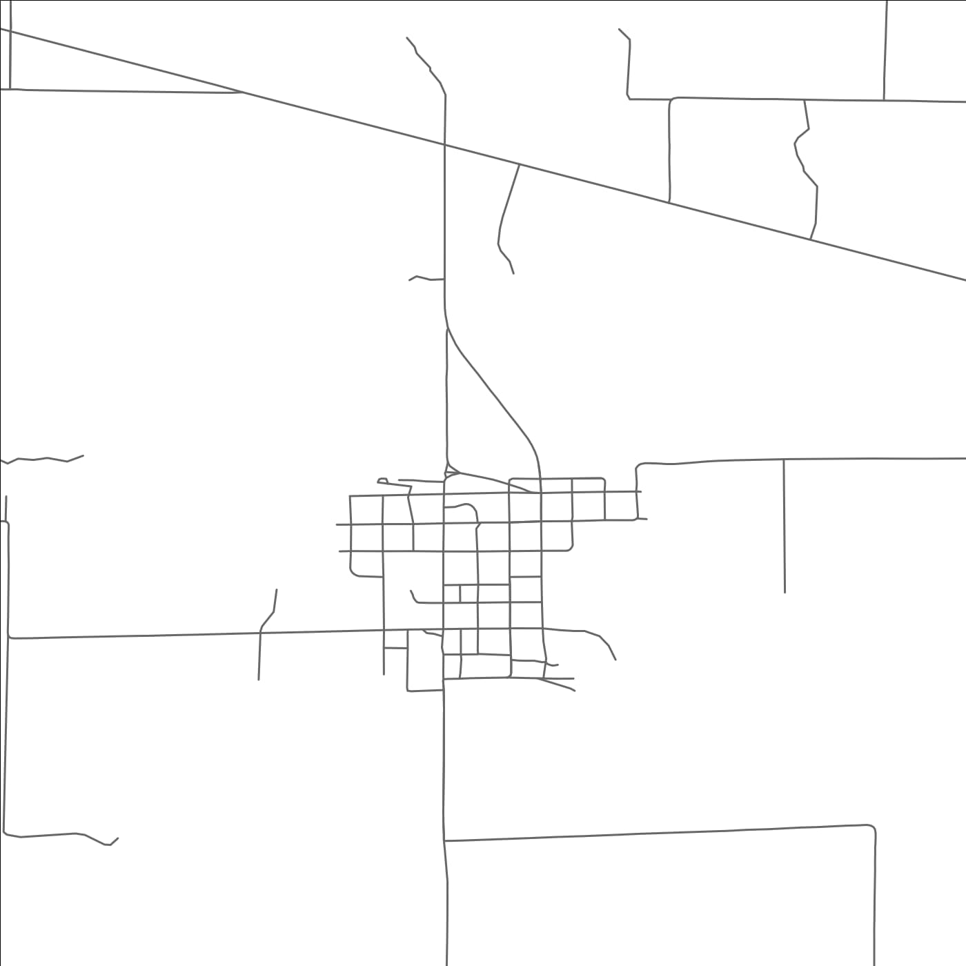 ROAD MAP OF MELVIN, TEXAS BY MAPBAKES