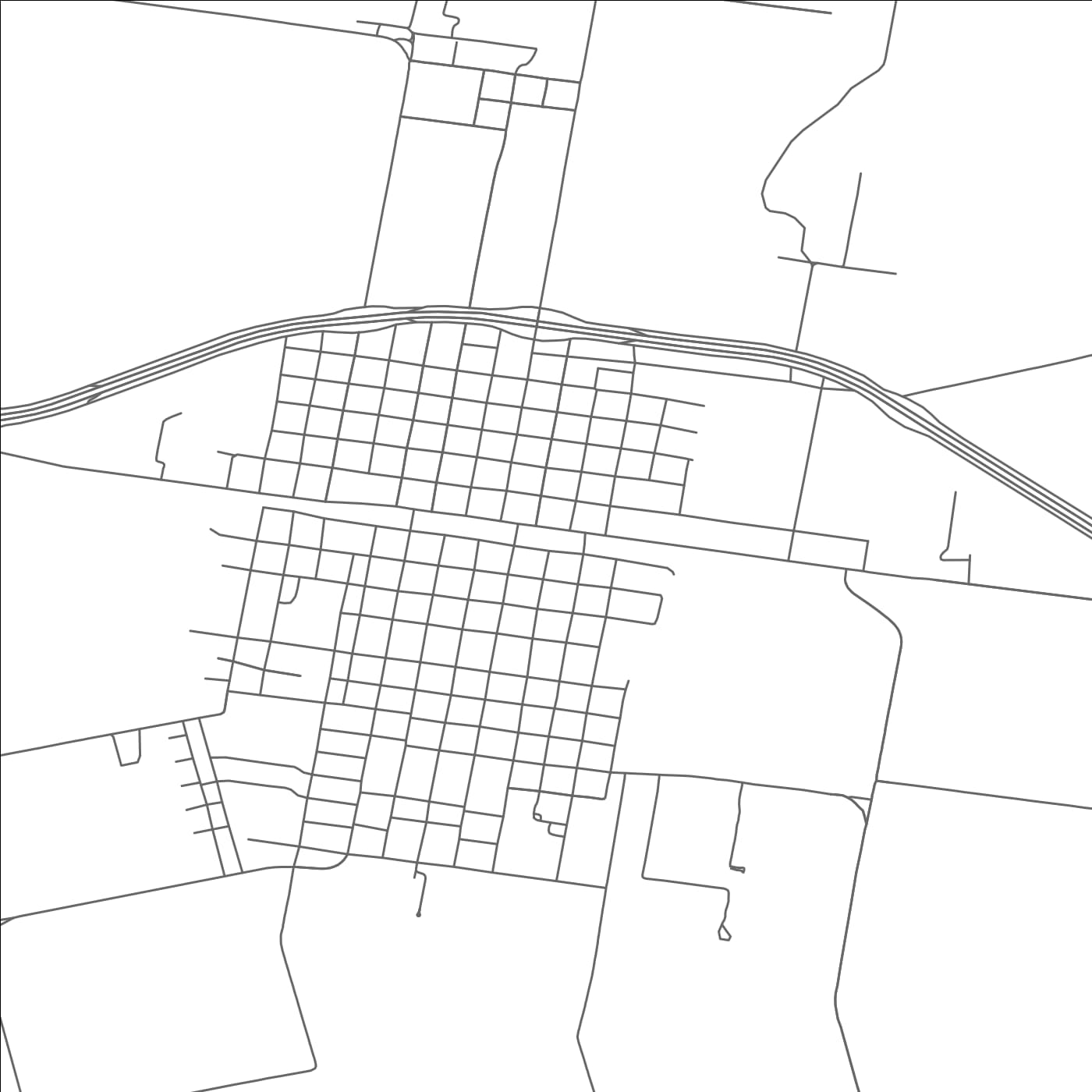 ROAD MAP OF MERKEL, TEXAS BY MAPBAKES