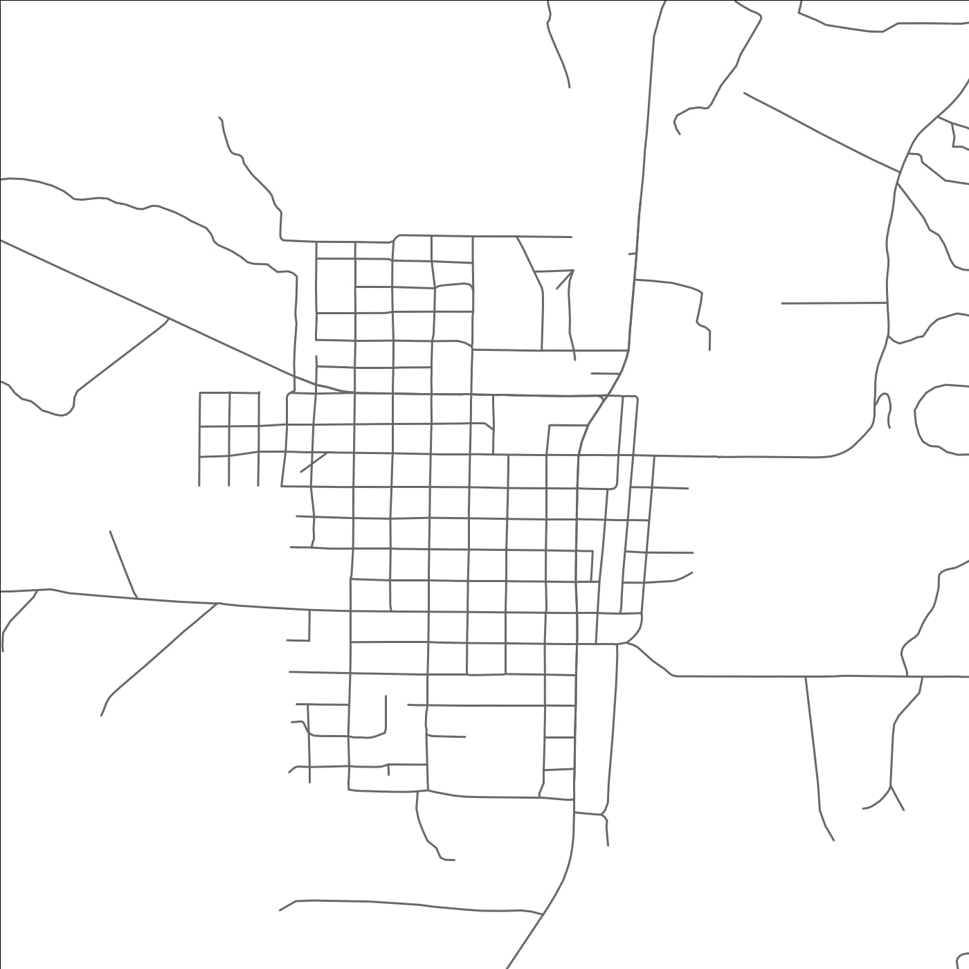 ROAD MAP OF MERTZON, TEXAS BY MAPBAKES