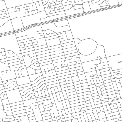 ROAD MAP OF MIDLAND, TEXAS BY MAPBAKES