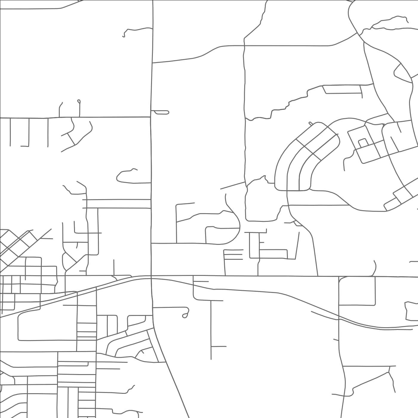 ROAD MAP OF MINERAL WELLS, TEXAS BY MAPBAKES