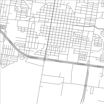 ROAD MAP OF MISSION, TEXAS BY MAPBAKES