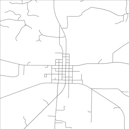 ROAD MAP OF MONTAGUE, TEXAS BY MAPBAKES