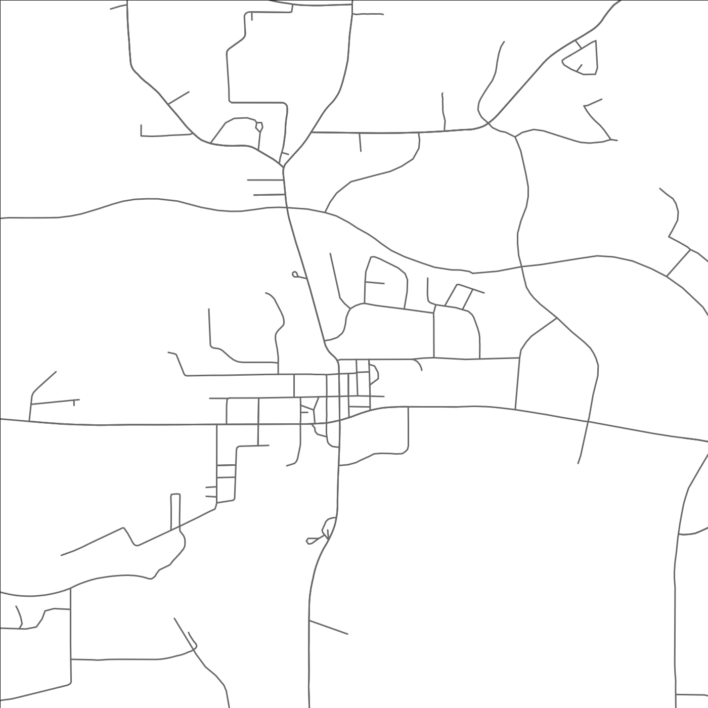 ROAD MAP OF MONTGOMERY, TEXAS BY MAPBAKES