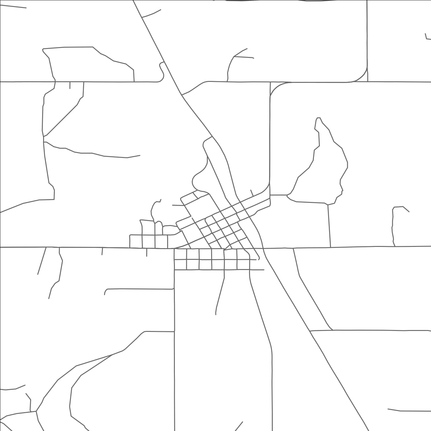 ROAD MAP OF MORAN, TEXAS BY MAPBAKES