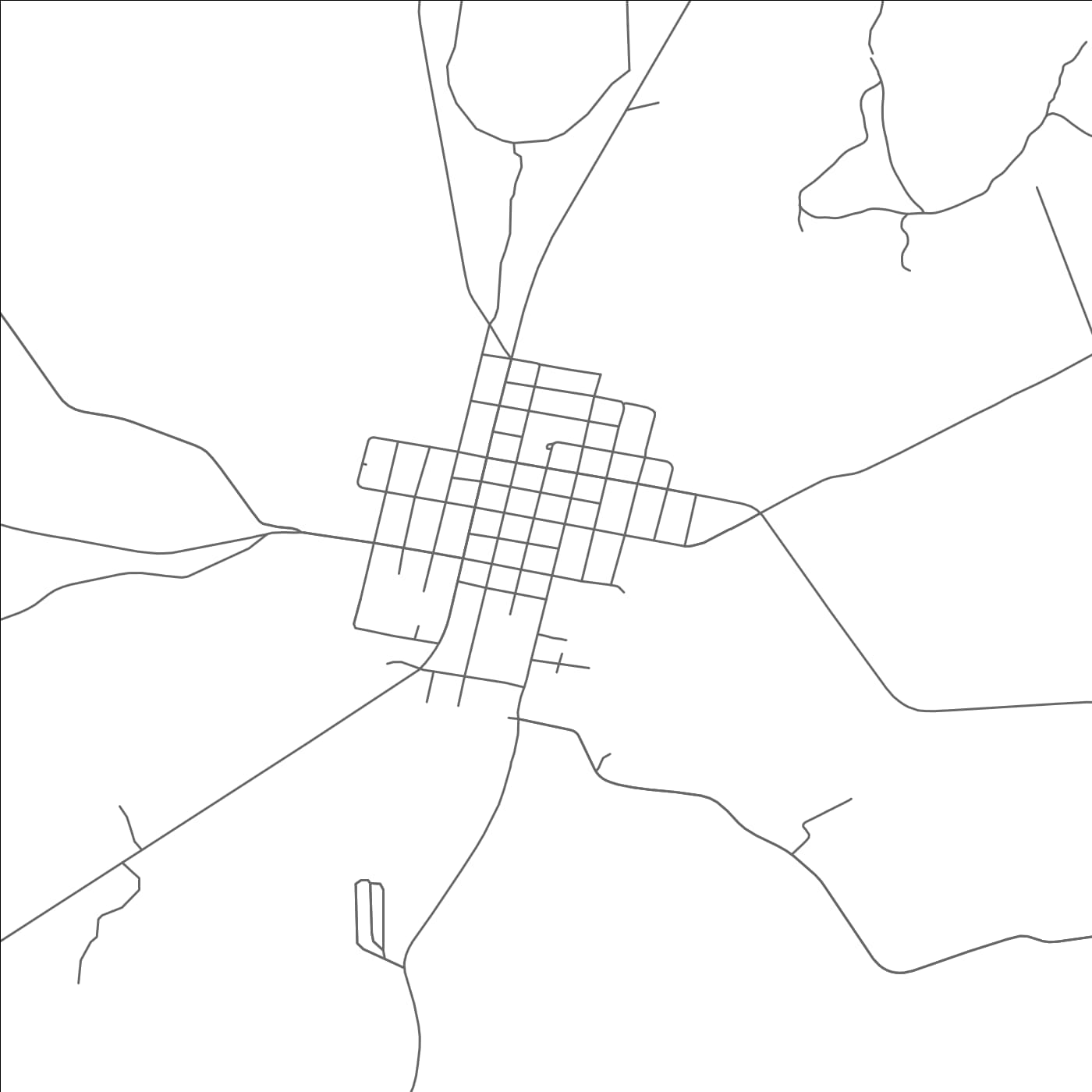 ROAD MAP OF MORGAN, TEXAS BY MAPBAKES