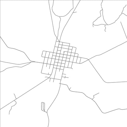 ROAD MAP OF MORGAN, TEXAS BY MAPBAKES