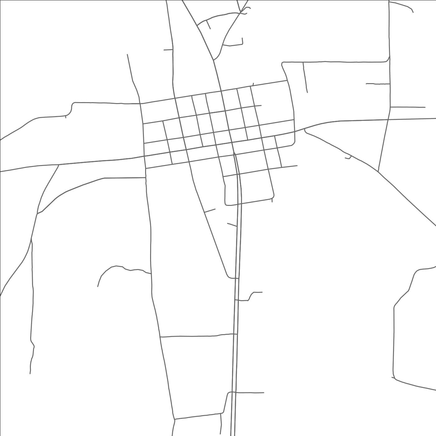 ROAD MAP OF MOUNT ENTERPRISE, TEXAS BY MAPBAKES