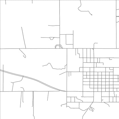 ROAD MAP OF MUENSTER, TEXAS BY MAPBAKES