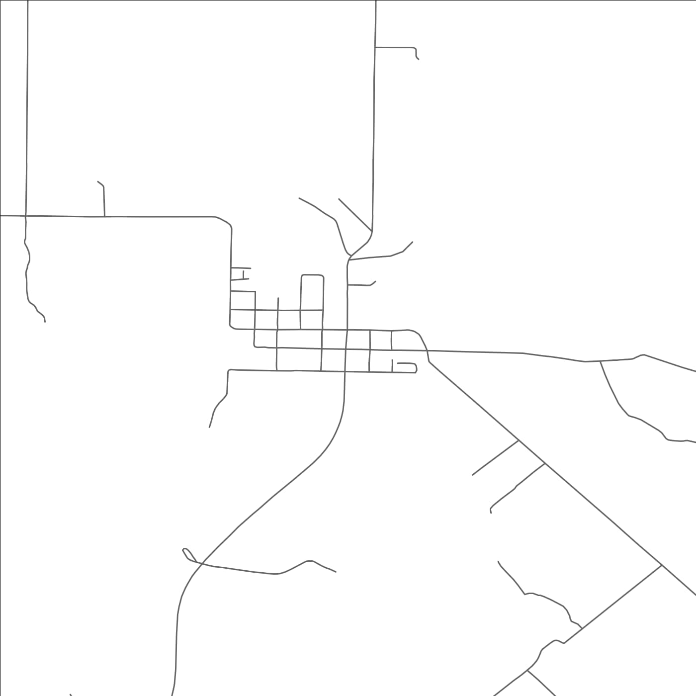 ROAD MAP OF MYRA, TEXAS BY MAPBAKES