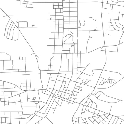 ROAD MAP OF NACOGDOCHES, TEXAS BY MAPBAKES