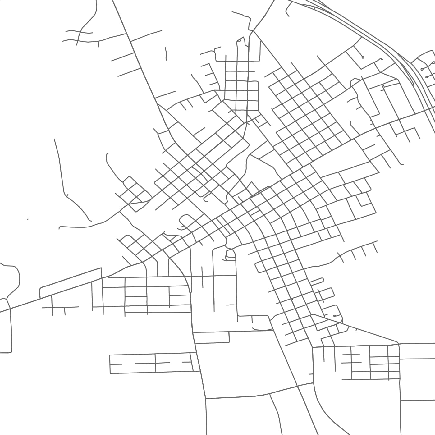 ROAD MAP OF NAVASOTA, TEXAS BY MAPBAKES