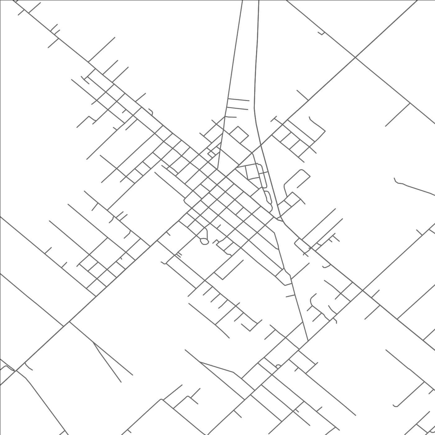 ROAD MAP OF NEEDVILLE, TEXAS BY MAPBAKES