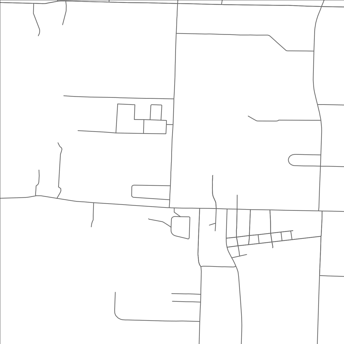 ROAD MAP OF NEVADA, TEXAS BY MAPBAKES