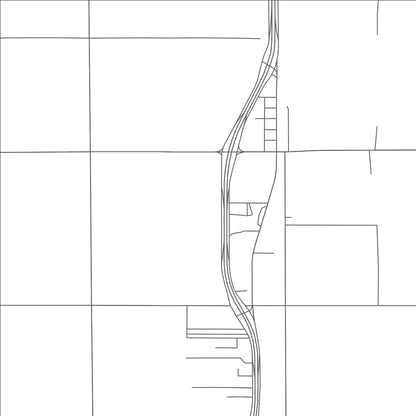 ROAD MAP OF NEW DEAL, TEXAS BY MAPBAKES