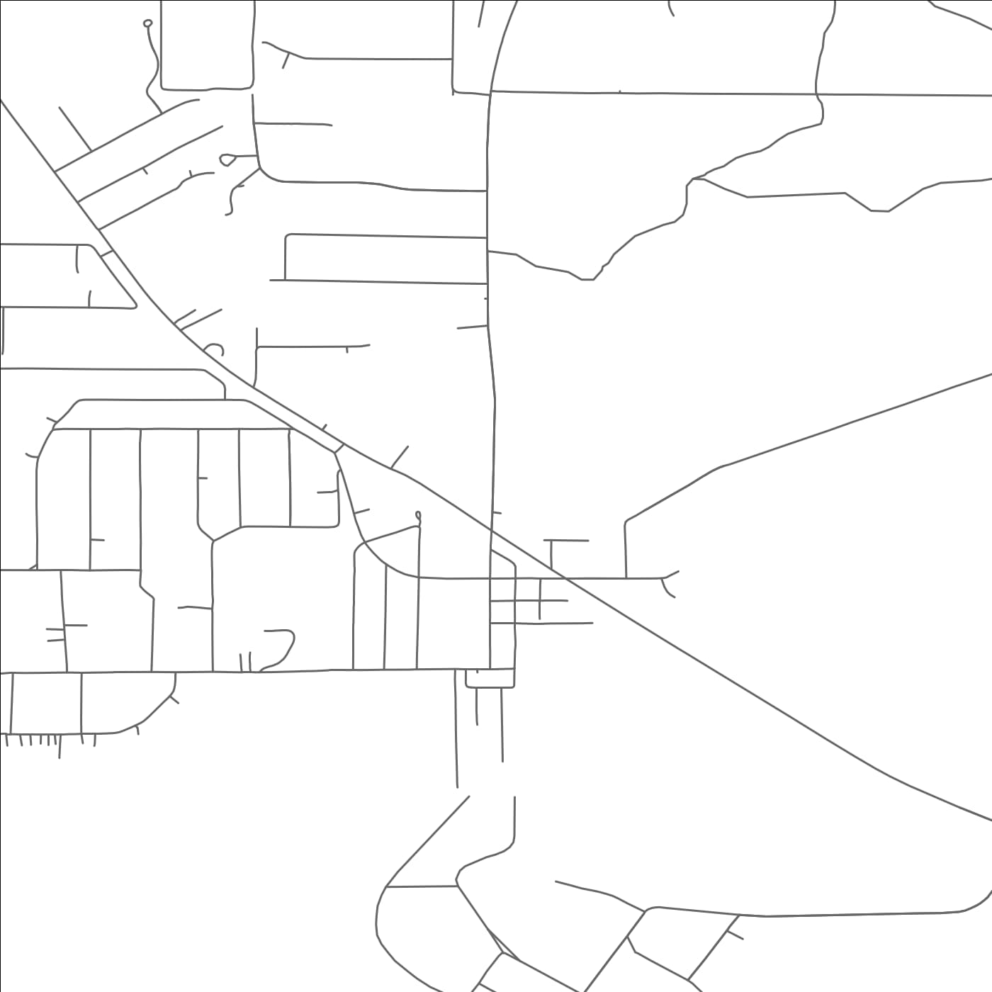 ROAD MAP OF NEWARK, TEXAS BY MAPBAKES