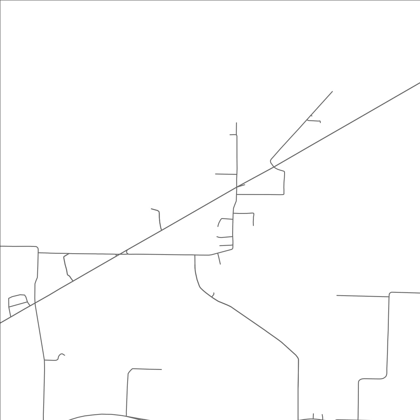 ROAD MAP OF NEYLANDVILLE, TEXAS BY MAPBAKES