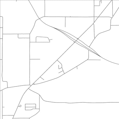 ROAD MAP OF NOONDAY, TEXAS BY MAPBAKES